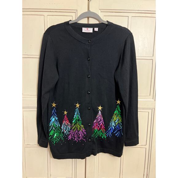 The Quacker Factory size small cardigan Christmas sweater - Picture 1 of 5